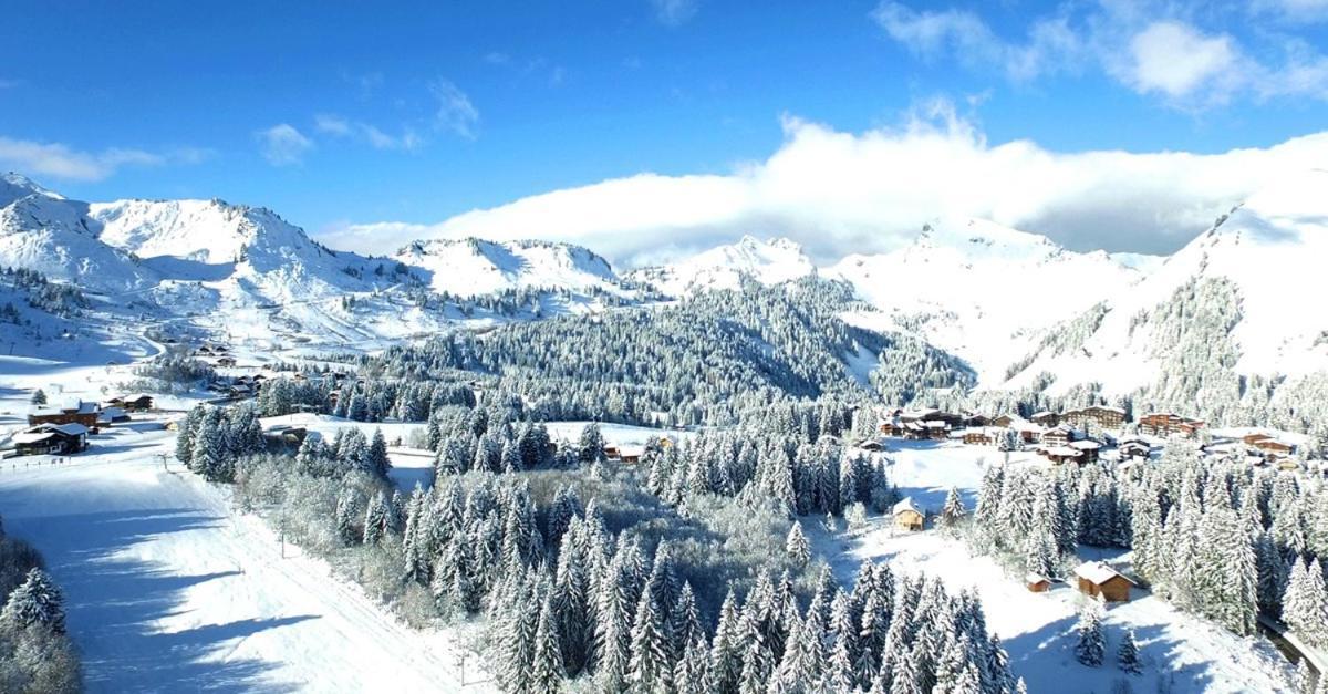 studio cabine Praz de Lys Taninges Exterior foto